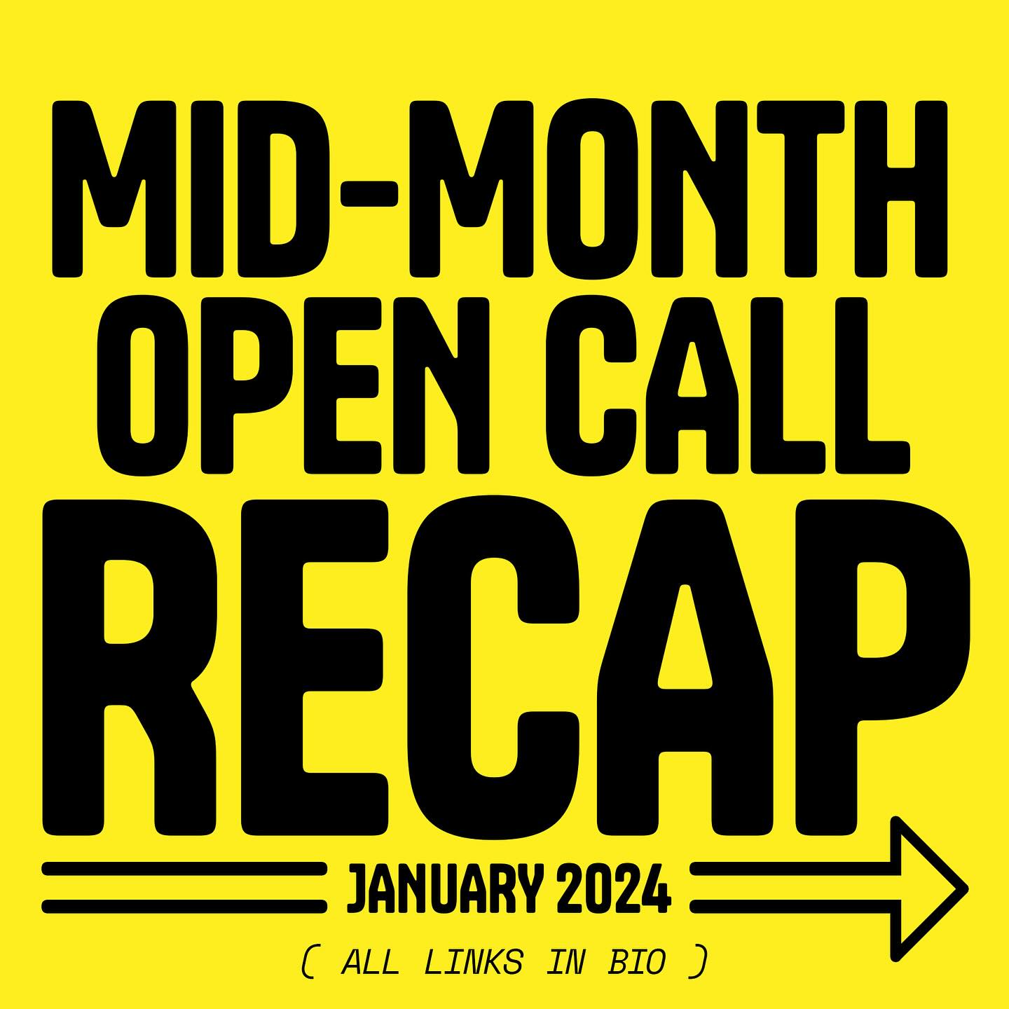Mid Month Open Call Recap